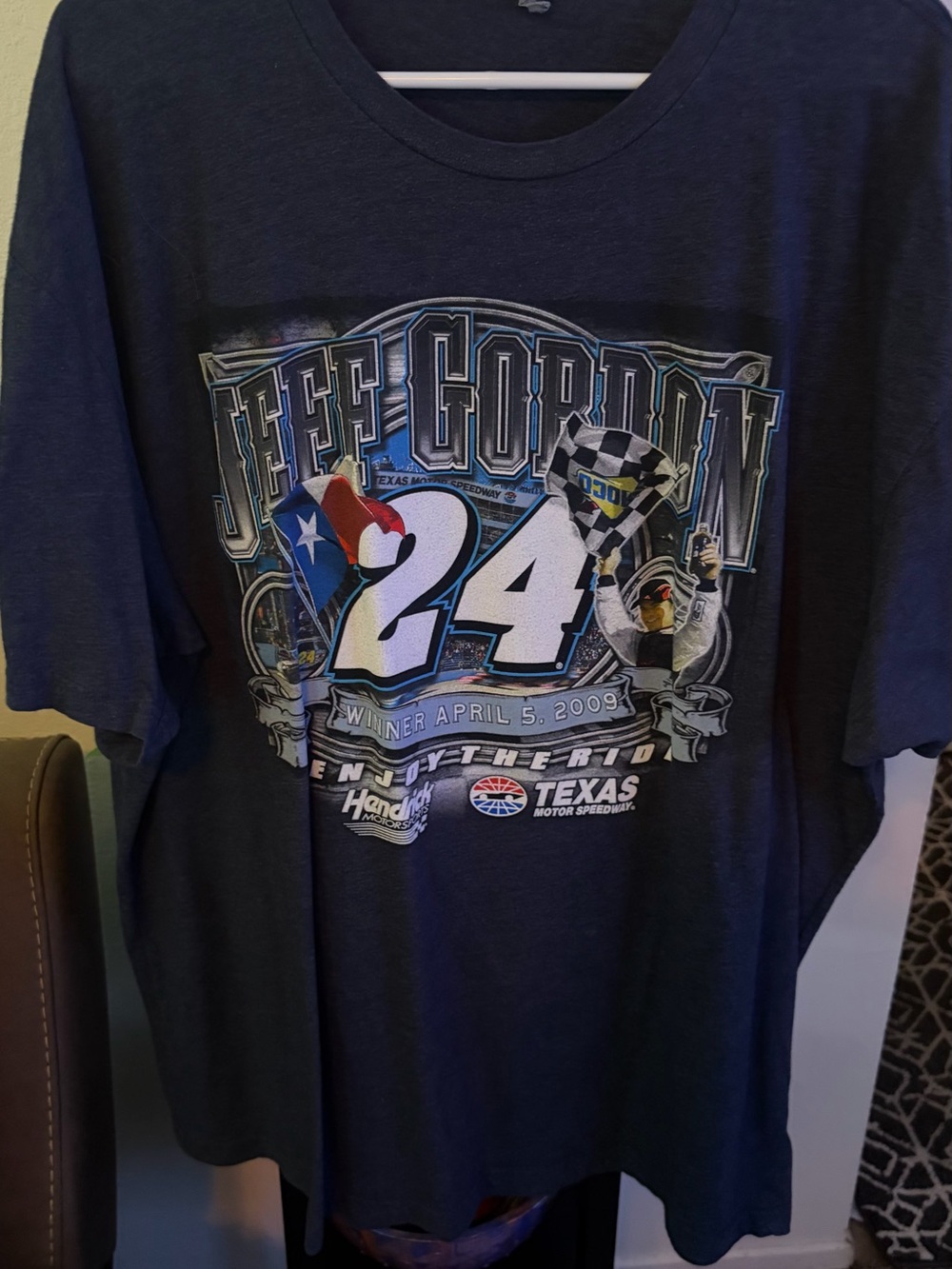 Jeff Gordon #24 Racing Graphic Tee - Navy